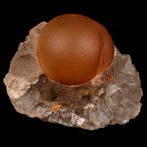 Fluorite ball on MM Quartz Natural Mineral Specimen # B 5362