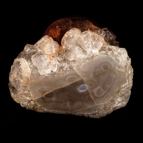 Fluorite ball on MM Quartz Natural Mineral Specimen # B 5362
