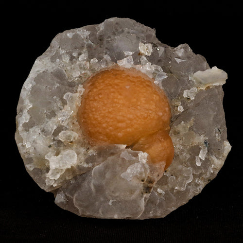 Fluorite ball on MM Quartz Natural Mineral Specimen # B 5372