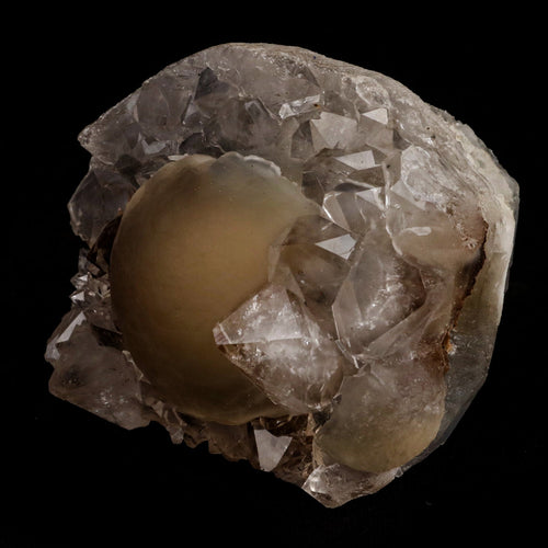 Fluorite ball on MM Quartz Natural Mineral Specimen # B 5380