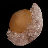 Fluorite ball on MM Quartz Natural Mineral Specimen # B 5392
