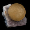 Fluorite ball on MM Quartz Natural Mineral Specimen # B 6184