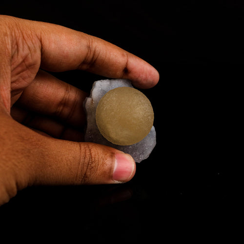Fluorite ball on MM Quartz Natural Mineral Specimen # B 6184