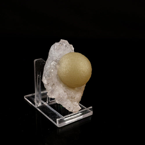 Fluorite ball on MM Quartz Natural Mineral Specimen # B 6198
