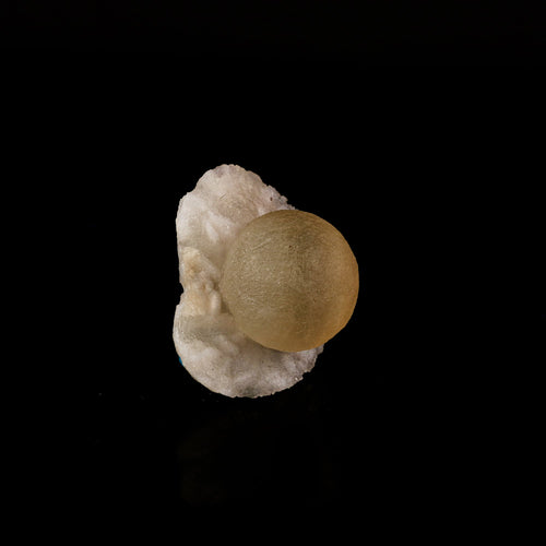 Fluorite ball on MM Quartz Natural Mineral Specimen # B 6202