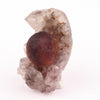Fluorite Ball Violet Color on Amethyst Very Rare Natural Mineral Specimen # B 5929