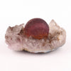 Fluorite Ball Violet Color on Amethyst Very Rare Natural Mineral Specimen # B 5929