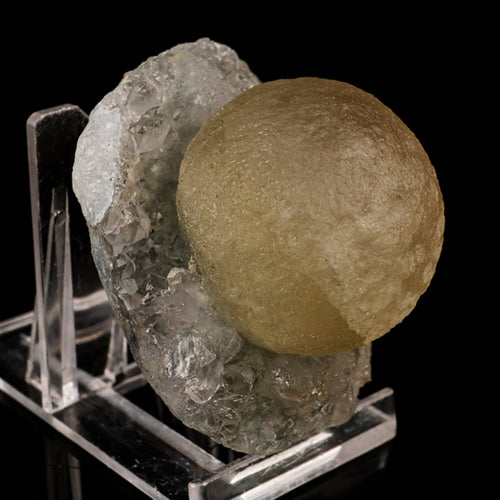 Fluorite balls on MM Quartz Natural Mineral Specimen # B 5935
