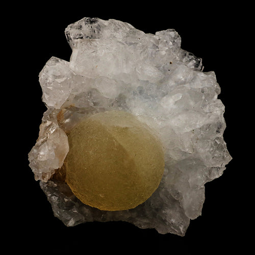 Fluorite balls on MM Quartz Natural Mineral Specimen # B 5943