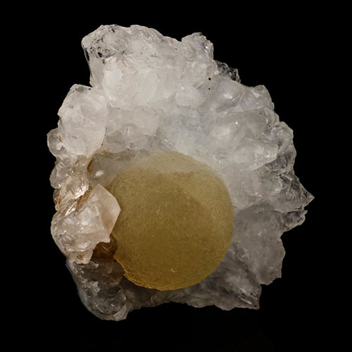 Fluorite balls on MM Quartz Natural Mineral Specimen # B 5943