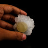 Fluorite balls on MM Quartz Natural Mineral Specimen # B 5943