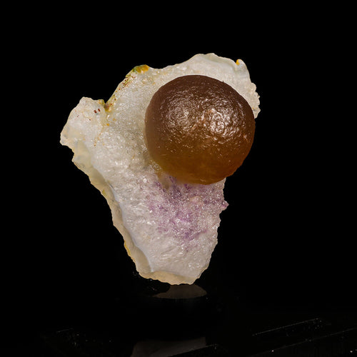 Fluorite botryoidal on Amethyst Natural Mineral Specimen # B 6833