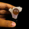 Fluorite botryoidal on Amethyst Natural Mineral Specimen # B 6833