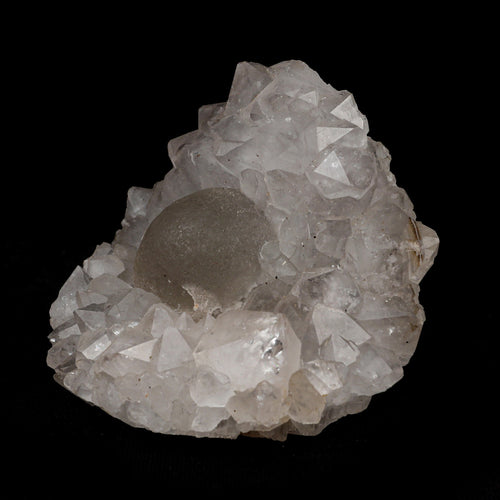 Fluorite Botridoal on MM Quartz Natural Mineral Specimen  # B 5168