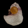 Fluorite Botryoidal on Amethyst Natural Mineral Specimen  # B 5058