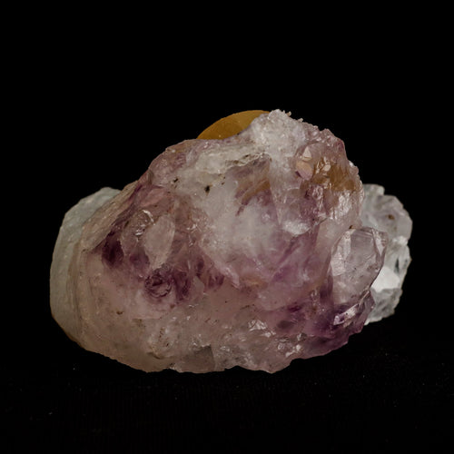 Fluorite Botryoidal on Amethyst Natural Mineral Specimen  # B 5058