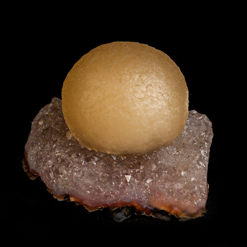 Fluorite  Botryoidal on Quartz Natural Mineral Specimen  # B 5039