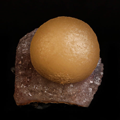 Fluorite  Botryoidal on Quartz Natural Mineral Specimen  # B 5039