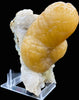 Rare Thick Fluorite Crystal on Chalcedony Matrix | Raw Indian Zeolite Mineral Specimen from Madhya Pradesh DK14