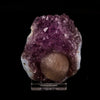 Fluorite Huge Ball on Amethyst Very Rare Natural Mineral Specimen # B 5923