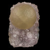 Fluorite Huge Ball on Amethyst Very Rare Natural Mineral Specimen # B 5926