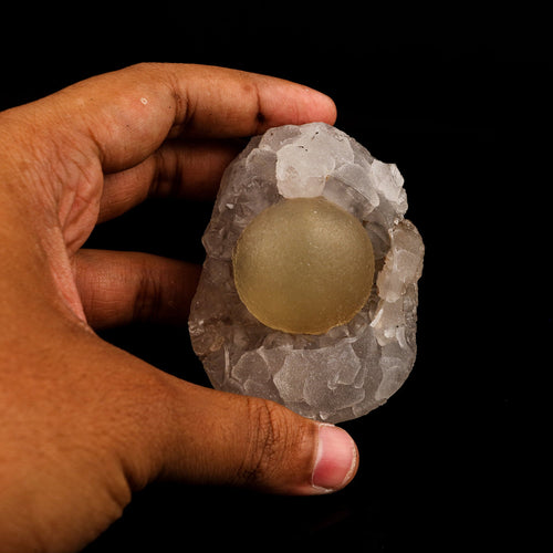 Fluorite Huge balls on MM Quartz Natural Mineral Specimen # B 5956