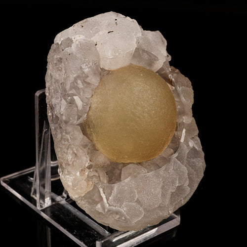 Fluorite Huge balls on MM Quartz Natural Mineral Specimen # B 5956