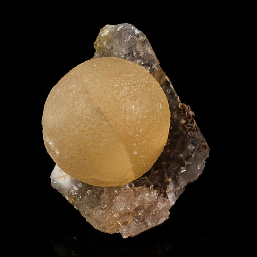 Fluorite on MM Quartz geode Natural Mineral Specimen # B 6139