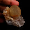 Fluorite on MM Quartz Natural Mineral Specimen # B 5627