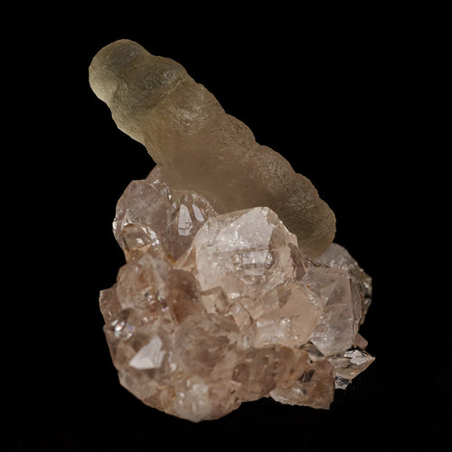 Fluorite (unusual Formation) on MM Quartz Natural Mineral Specimen  # B 5050