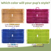 30 Collapsible Green Dog Crate GRN30