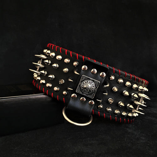 the DAVID hand stitched 3.15 inch wide show collar