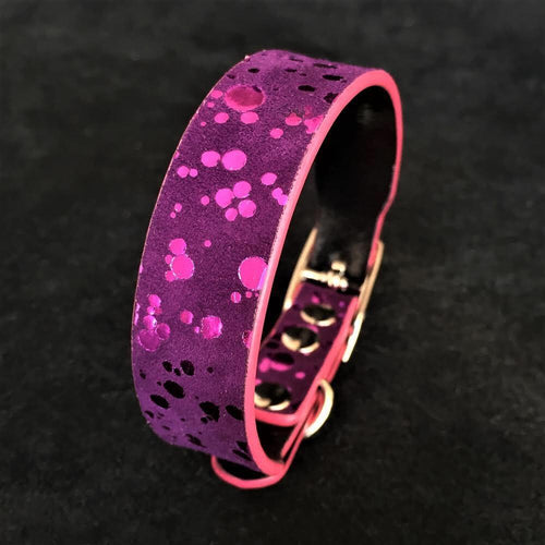 The Viola Drops puppy collar