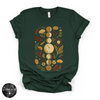 Fall Moon Phases Tee | Celestial Autumn Graphic T-Shirt