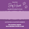 Freeze-Dried Raw Beef Heart Treat for Ferrets
