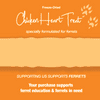 Freeze-Dried Raw Chicken Heart Treat for Ferrets