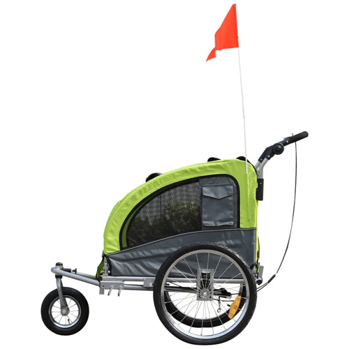 Pet Dog Bicycle Trailer Jogger with Suspension