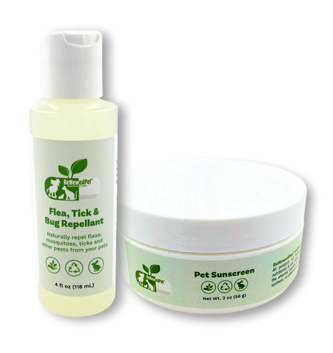 OUTDOOR SAFETY KIT/ Sunscreen & Flea/Tick/Bug Repellent