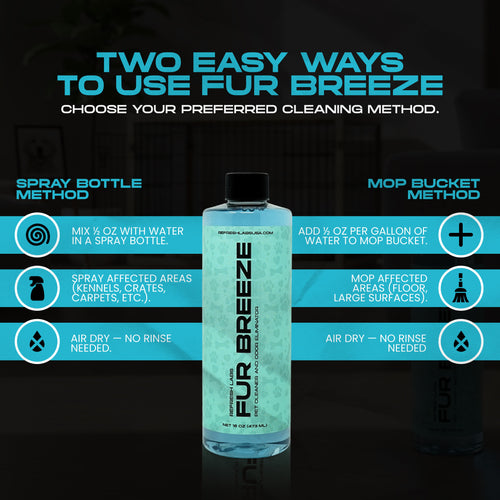 Fur Breeze Concentrated Pet Odor Eliminator | Fabric & Air Deodorizer