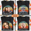 Vintage Retro Photo Shirt Photo Print Family Shirt, Custom Face Photo Shirt