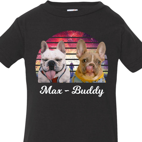 Dog Cat Custom Photo Kids Size Shirt, Custom Photo Shirt For Kids