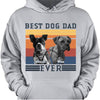 Best Dog Dad Ever Bright Dog Photo Shirt