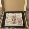 The Moment That You Left Me Dog Pet Picture Frame