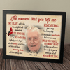 The Moment That You Left Me Family Picture Frame