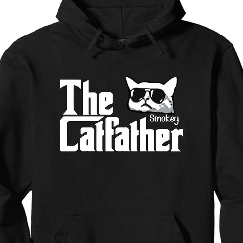 The Catfather Personalized Custom Cat Dad Shirt C553