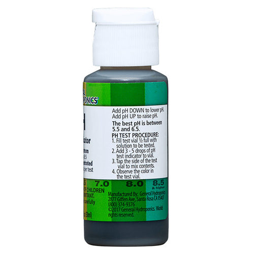 General Hydroponics®, pH Control Kit (includes pH up, pH down, and pH test indicators)