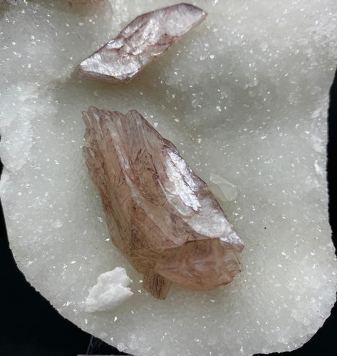 Rare Goosecreekite & Brown Heulandite on MM Quartz Matrix | Jalgaon–Nashik, India Natural Zeolite Mineral Specimen DK80