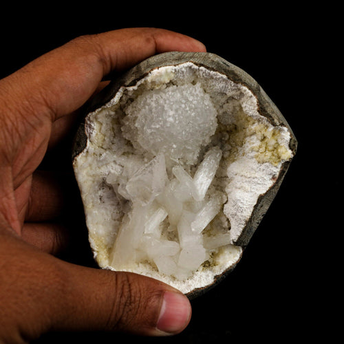Goosecreekite with Stilbite Natural Mineral Specimen # B 6560