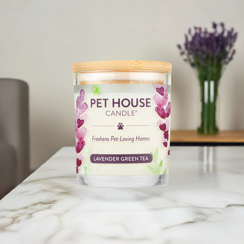 Lavender Green Tea Candle