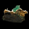 Green Apophyllite Bow with Stilbite Free Standing Natural Mineral Specimen # B 6774